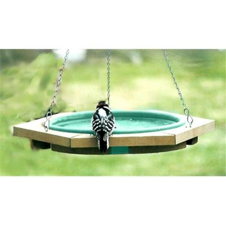 SONGBIRD ESSENTIALS Songbird Essentials SE504 Mini Hanging Bird Bath Green SE504